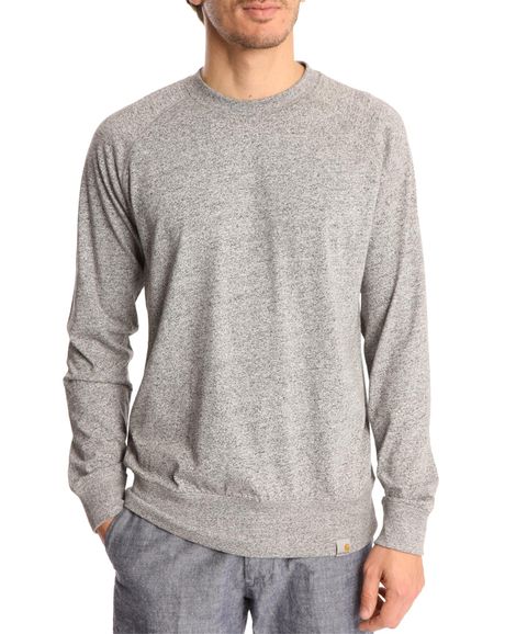 Foto Sudaderas Cuello Redondo Sudadera gris jaspeado Metropol