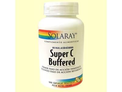 Foto Super c vitaminas 100 capsulas solaray
