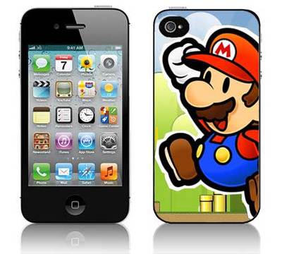 Foto Super Mario Bros Iphone 4 S Carcasa Dura Funda Back Cover Custodia Retro 02