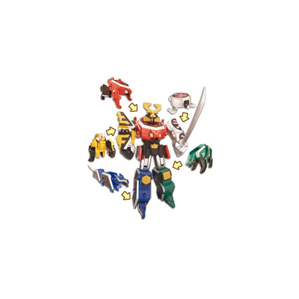 Foto Super Megazord Samurai Power Rangers Bandai