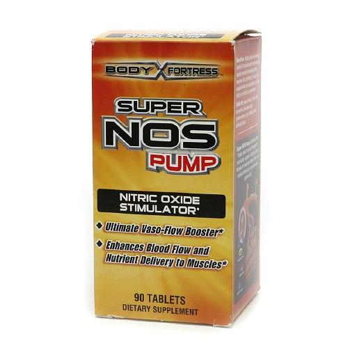 Foto Super NOS Pump Estimulador Oxido Nitrico Body Fortress 90 capsulas