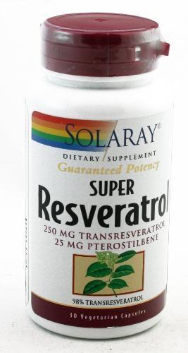 Foto Super Resveratrol 250 mg. Solaray
