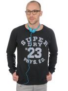 Foto Superdry Quarter Back Crew Sudadera negro heritage