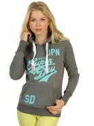 Foto Superdry Stacker Entry Sudadera Hoodie dark marl