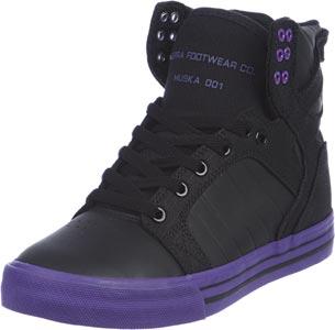 Foto Supra Skytop calzado negro violeta 36,0 EU 4,0 US