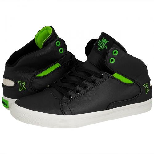 Foto Supra Society Mid zapatillas deportivass negro Waxed/Neon verde