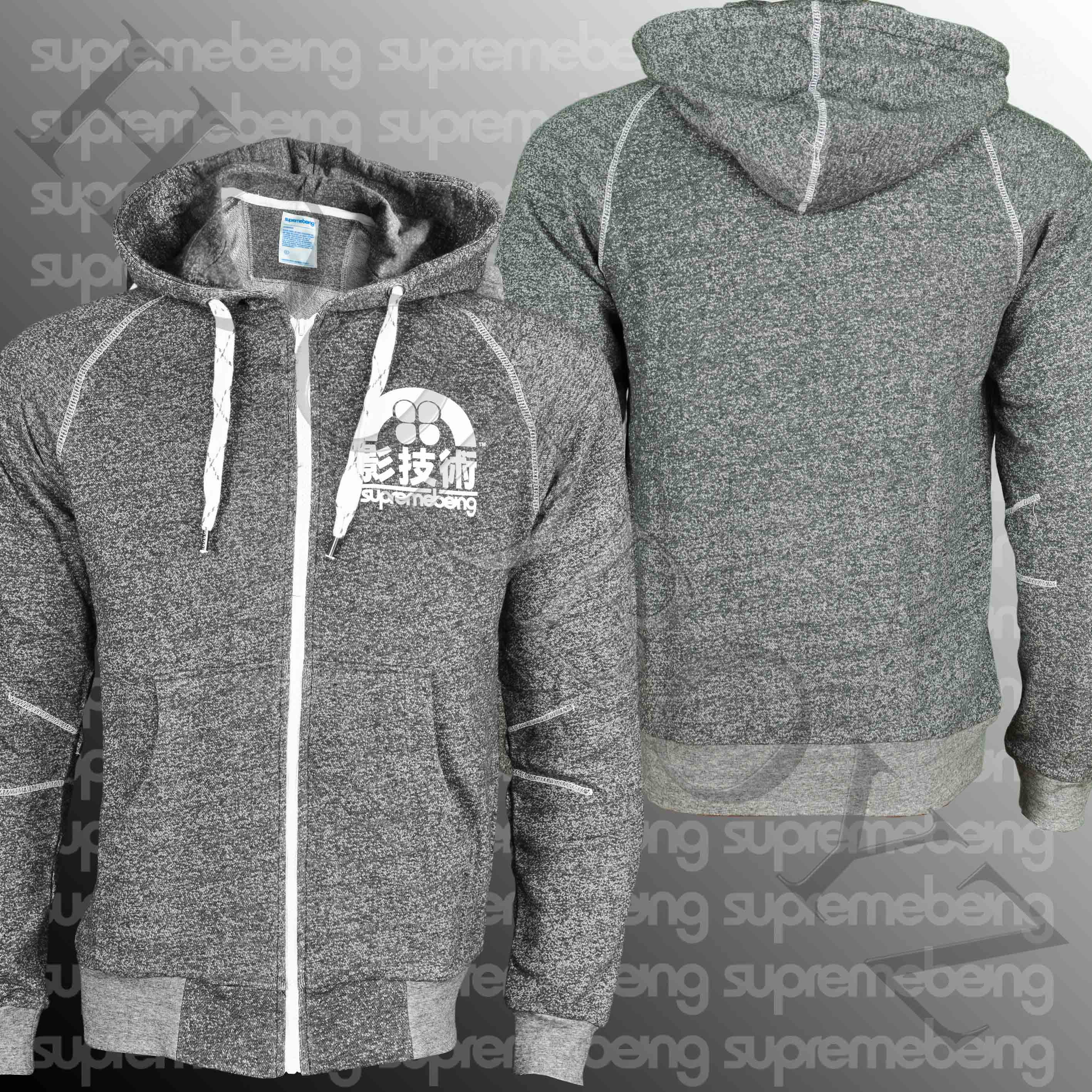 Foto Supreme Being Tokara Sudaderas Con Capucha Con Crema Gris Oscuro