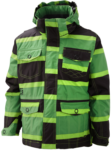 Foto Surfanic Dan Stripe Chaqueta Niño Ski Y Snow Verde