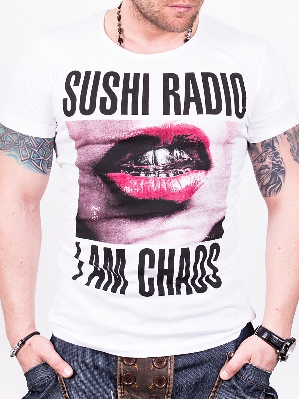 Foto Sushi Radio Camiseta – Blanco - S