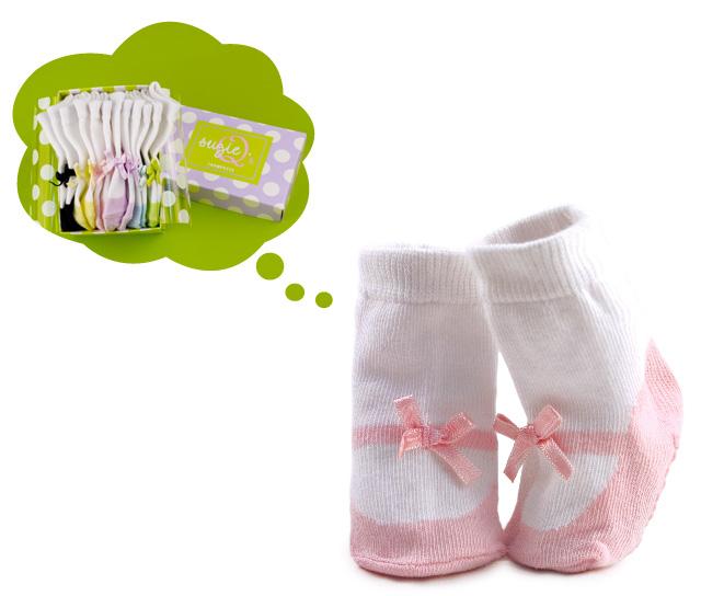 Foto Suzy Q s Trumpette Socks 0-12 months, Boxed Set of 6