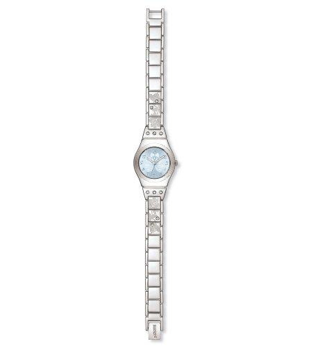 Foto Swatch Irony Lady Flower Box Yss 222G - Reloj de mujer de cuarzo, correa de acero inoxidable color plata