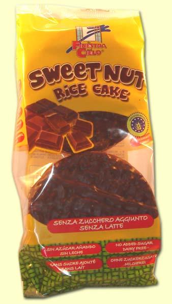 Foto Sweet Nut - galleta arroz chocolate bio - La Finestra Sul Cielo - 100 gramos