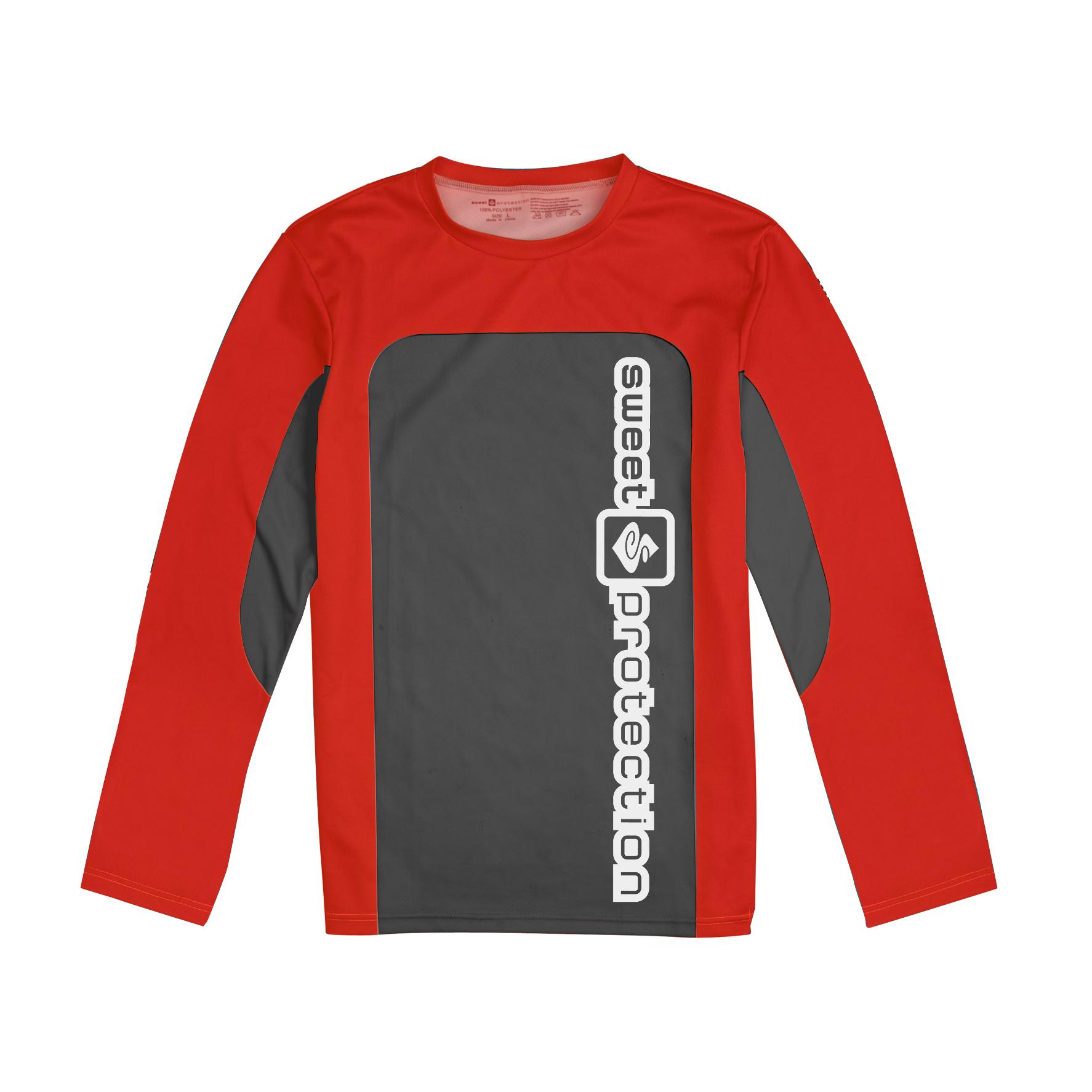 Foto Sweet Protection Mudride Jersey Downhill Hombre scorch red/char, l