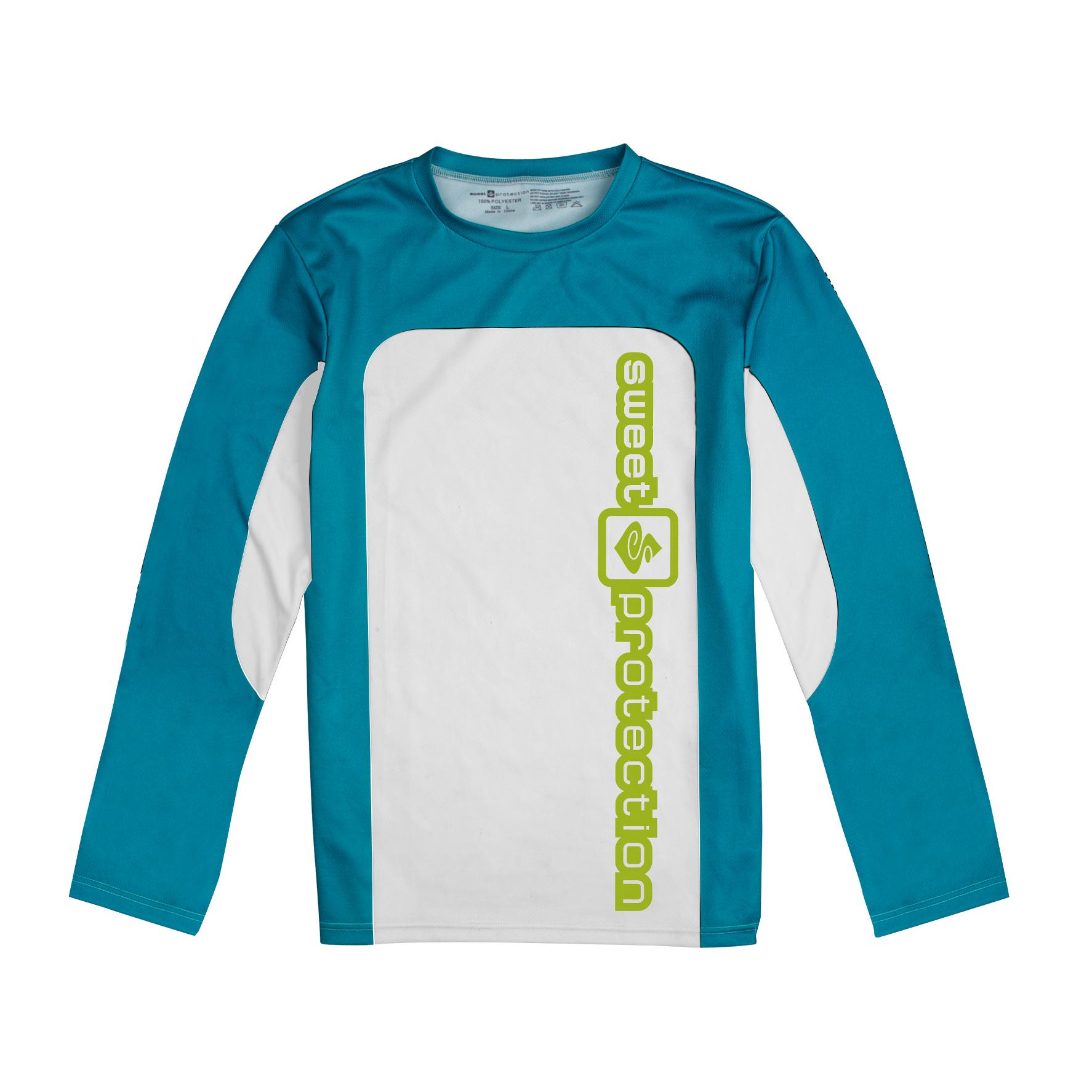 Foto Sweet Protection Mudride Jersey Downhill Hombre thunder blue/sno, l