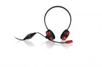 Foto Sweex HM152 - ^sweex neckband headset - cherry red