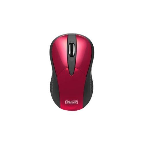 Foto Sweex Wireless Mouse Cherry Red - Ratón - óptico - 3...