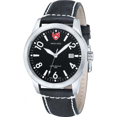 Foto Swiss Eagle Mens CADET Black Watch Model Number:SE-9029-01