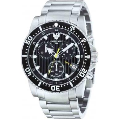 Foto Swiss Eagle Mens SEA RANGER Chronograph Watch Model Number:SE-9005-11