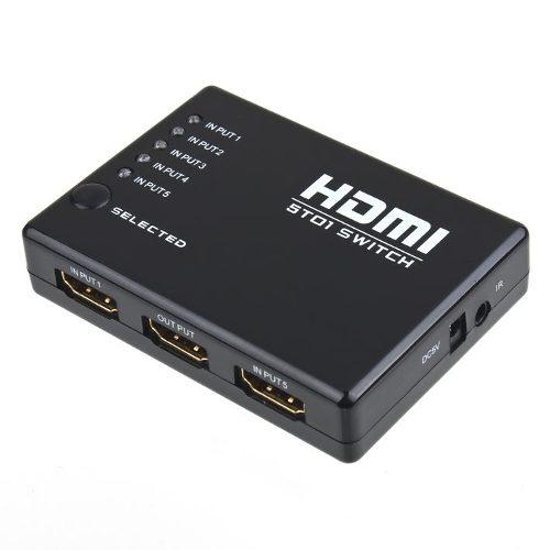 Foto Switch HDMI 5 Entradas 1 Salida con mando a distancia