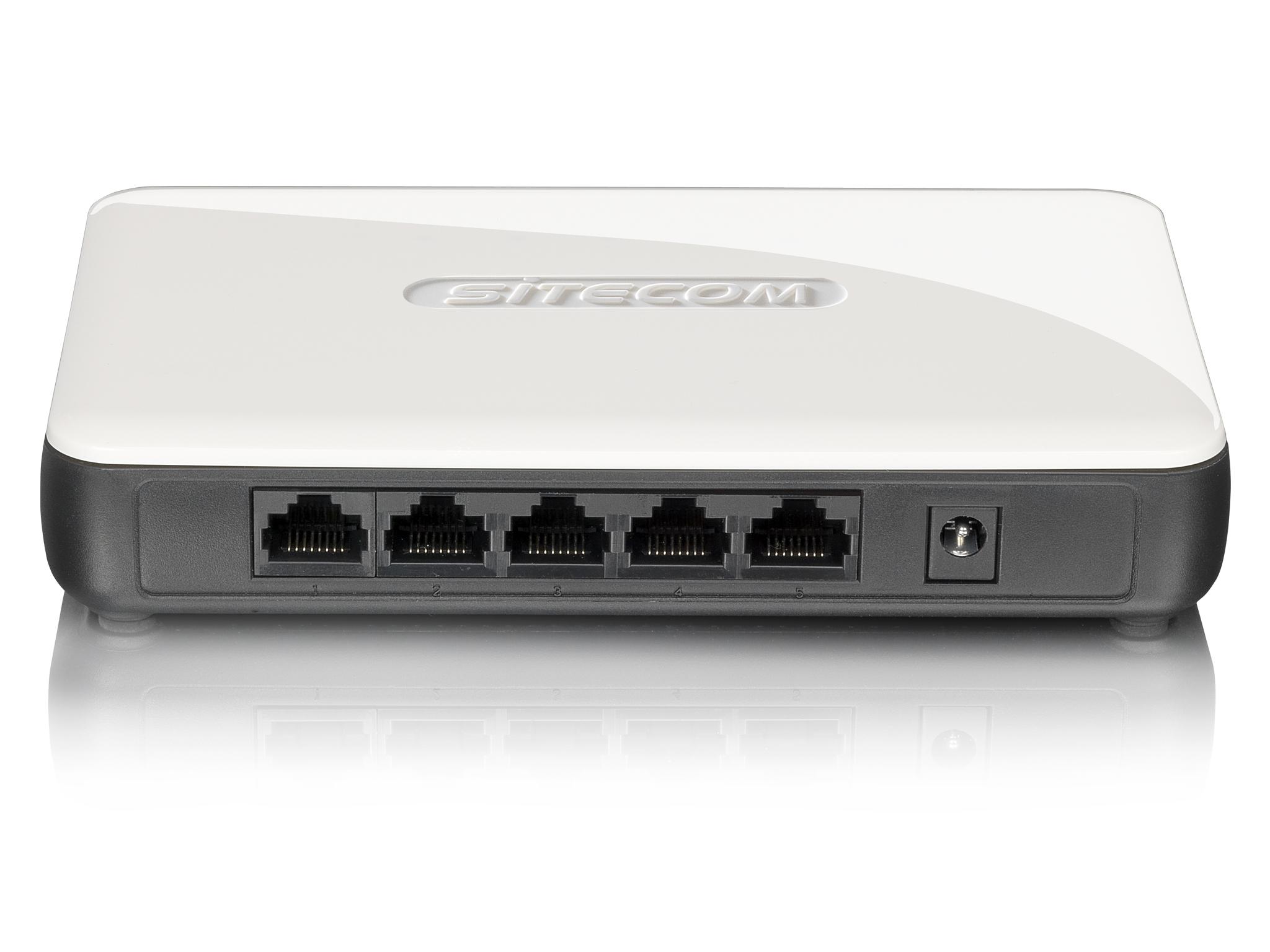 Foto Switch Sitecom network switch 10/100 5 port [LN-118] [8716502018253]