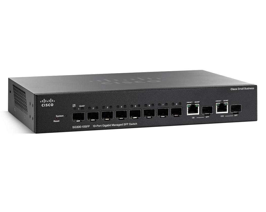 Foto Switch/SG 300-10 10p Gigabit Mgd SFP