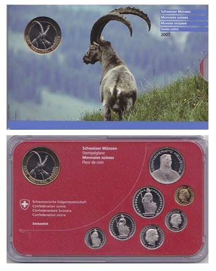 Foto Switzerland 18,85 Francs Bu-set 2007