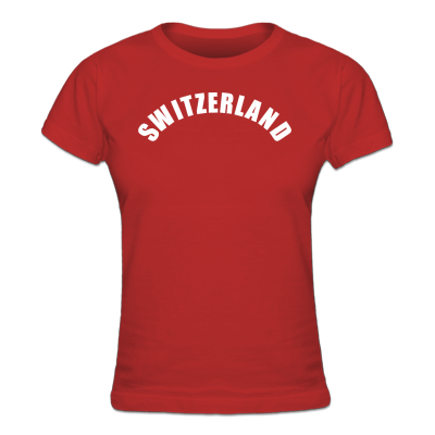 Foto Switzerland National Camiseta Mujer