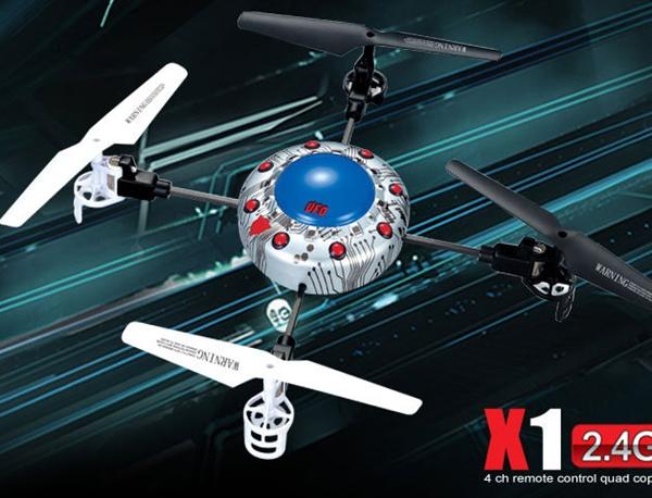 Foto SYMA X 1 OVNI 4CH RC Quadcopter RTF 2.4 GHz con girocompás incorp...