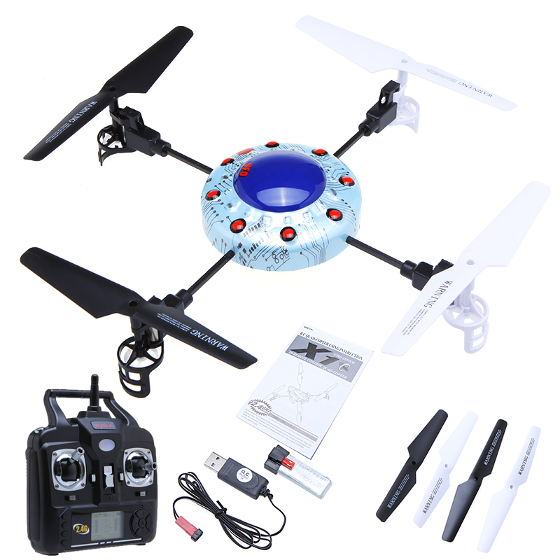 Foto Syma X1 UFO RC Helicopter 4CH 2.4Ghz 360°Eversion LCD Display Gyro