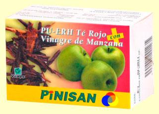 Foto Té Rojo + Vinagre de Manzana - Pinisan Laboratorios - 60 cápsulas