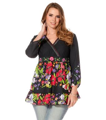 Foto Túnica estampada de mujer JOE BROWNS