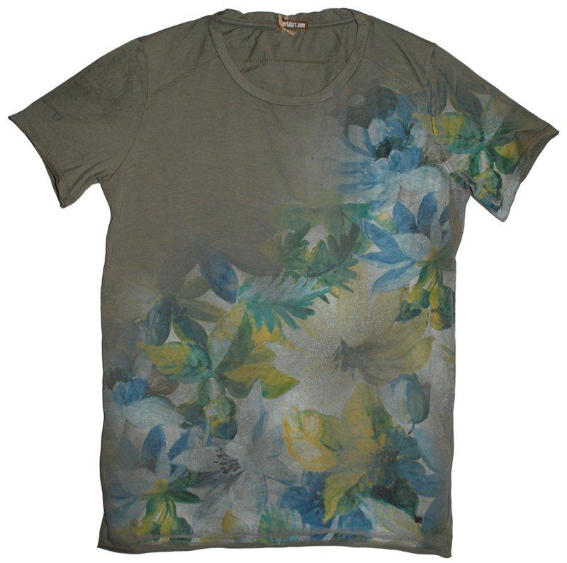 Foto T-shirt Absolute Joy Man with Flowers Print