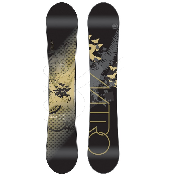 Foto Tabla de Snowboard Mystique Black 156- Diseño Femenino