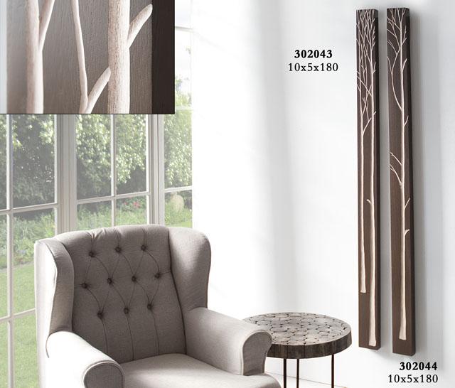 Foto Tabla talla arbol sin hojas set 2