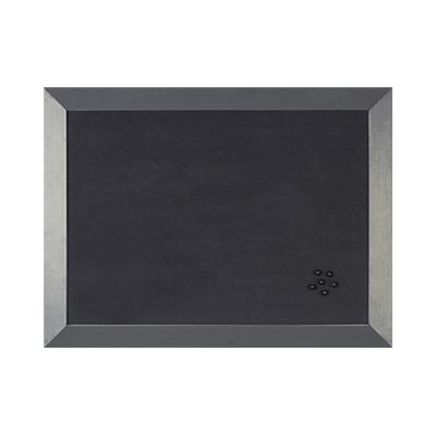 Foto Tablero de anuncios Bi-Office Kamashi negro de antracita de 45 x 60 cm.