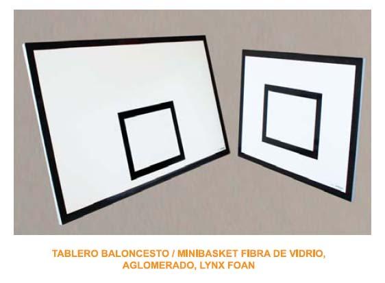 Foto Tablero minibasket fibra de vidrio