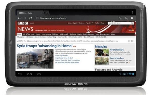 Foto tablet android archos archos arnova 10 d g3 4gb eu/us
