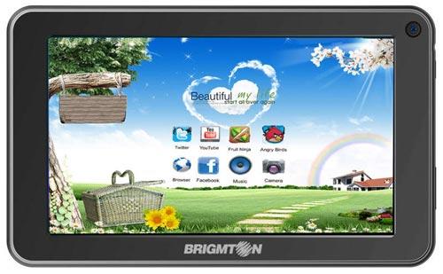 Foto tablet android brigmton btpc-5 negra
