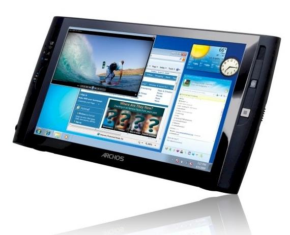 Foto Tablet Archos 9, Windows 7, SSD 32GB, WiFi, BT