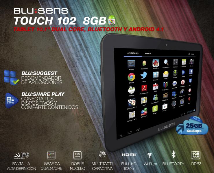 Foto tablet Blusens Touch 102 IPS