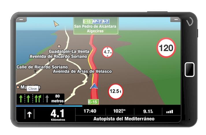 Foto Tablet-Navegador camión Vexia 7700 Truck Europa, Android, WiFi