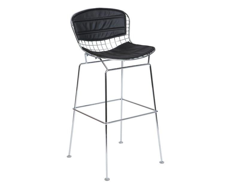 Foto Taburete cromo alto - negro