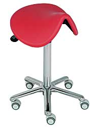 Foto Taburete giratorio ergonomico silla montar Alt 60-86 cm