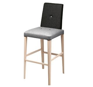 Foto Taburetes tapizados Punto 390 Metalmobil