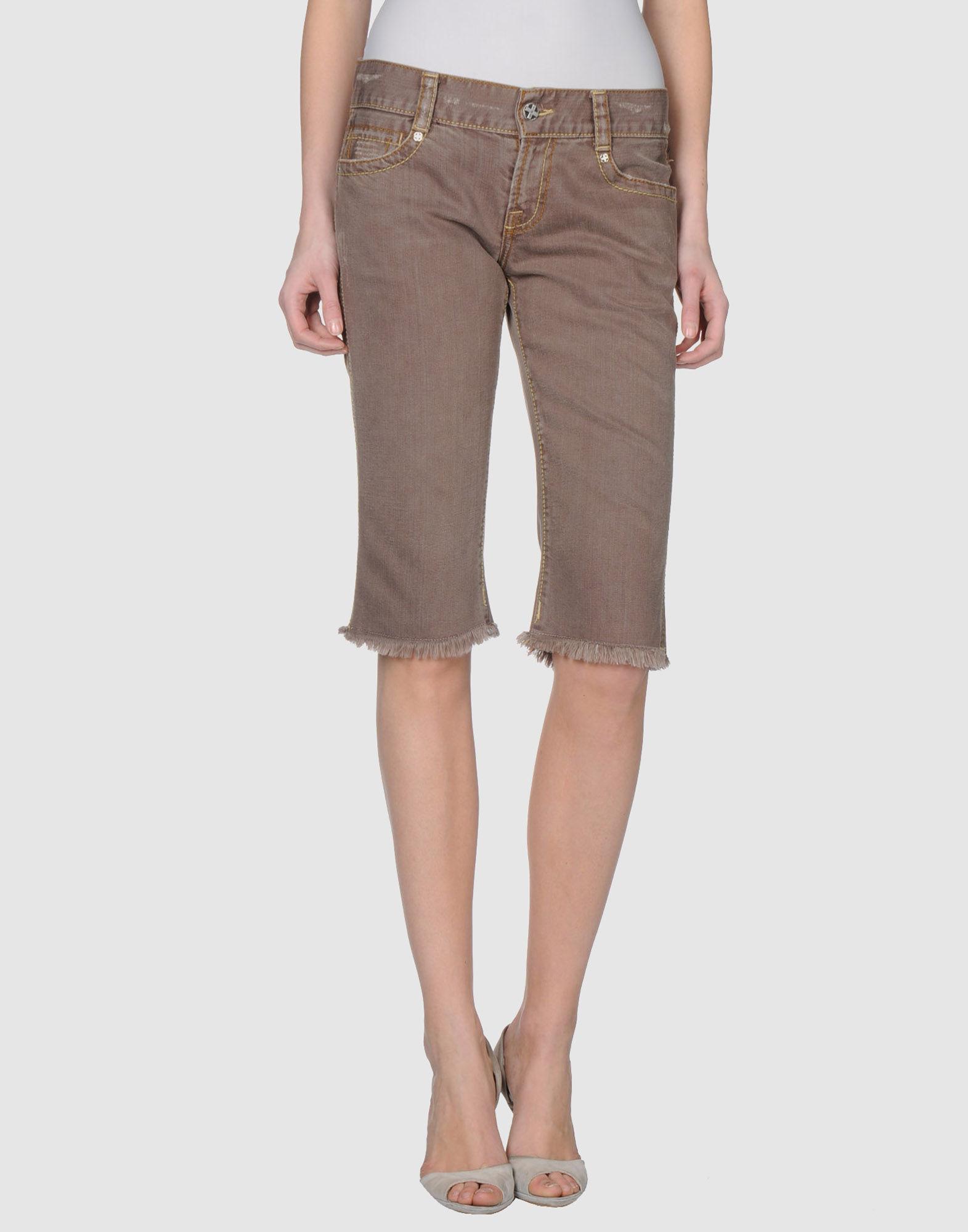 Foto Tag Jeans Bermudas Vaqueras Mujer Marrón