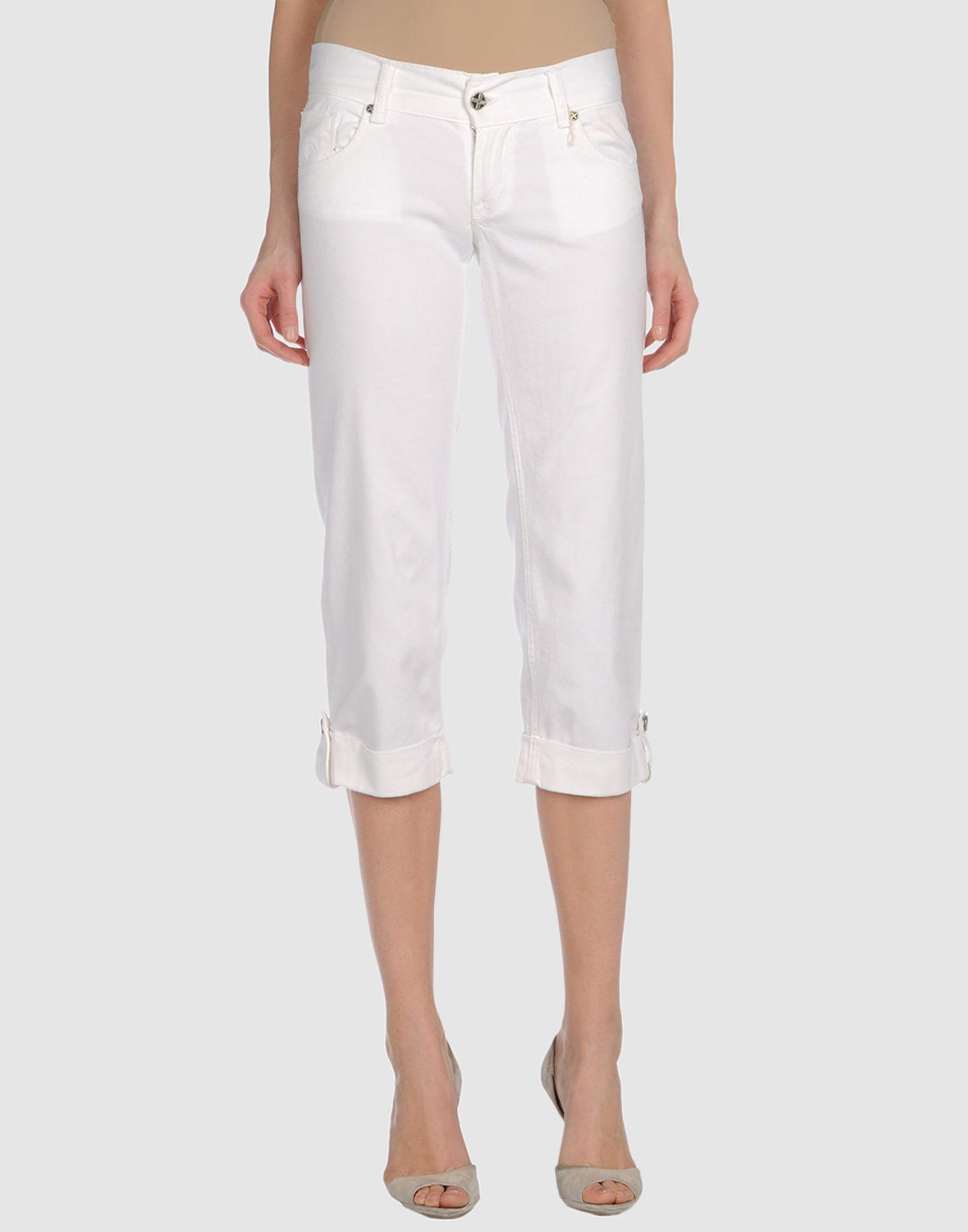 Foto Tag Jeans Pantalones Piratas Mujer Blanco