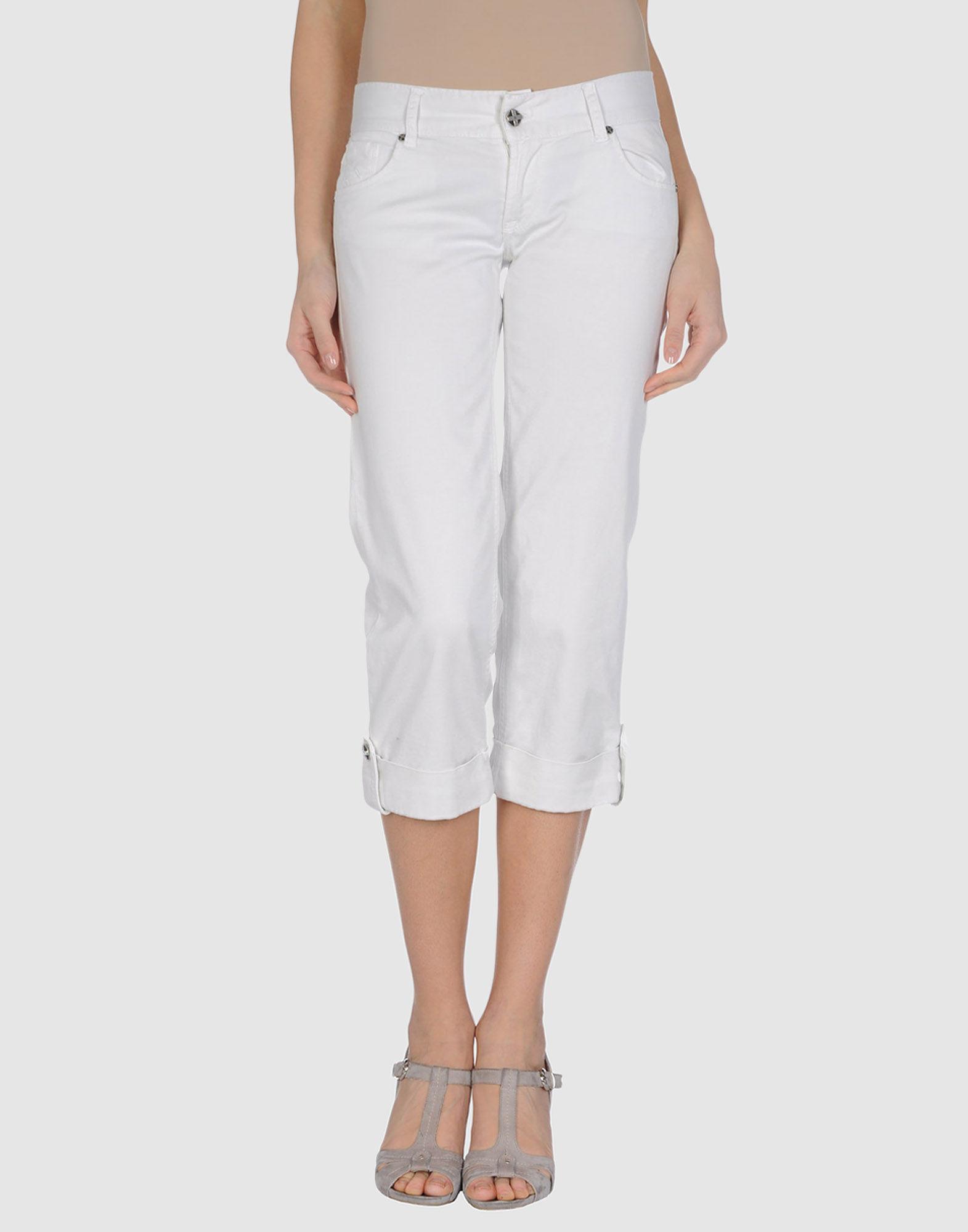 Foto Tag Jeans Pantalones Piratas Mujer Gris perla