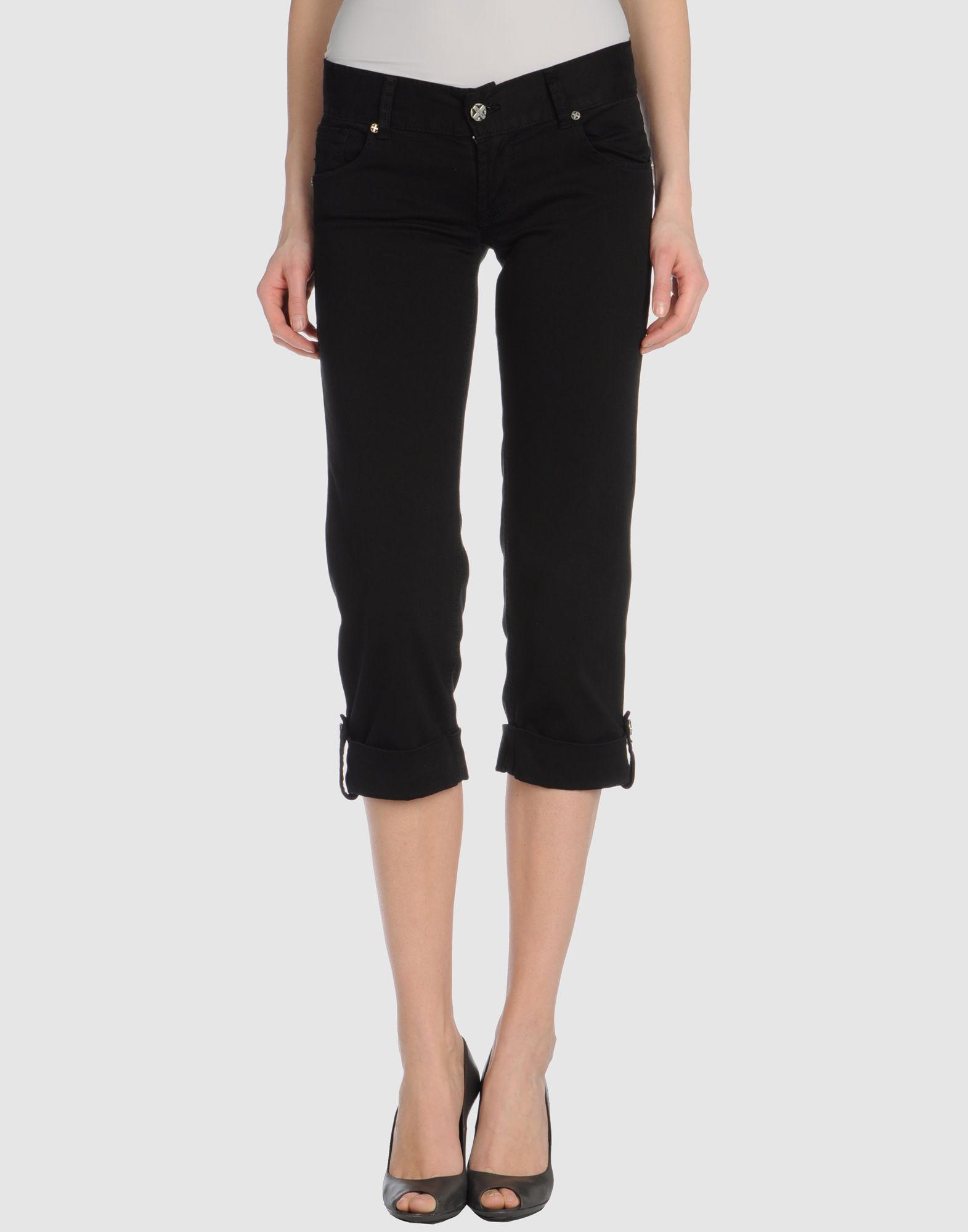 Foto Tag Jeans Pantalones Piratas Mujer Negro