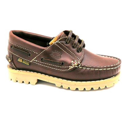 Foto Talla 24. Zapatos Ni�o. Calzado Nauticos. Calidad Y Comodidad.  Piel.