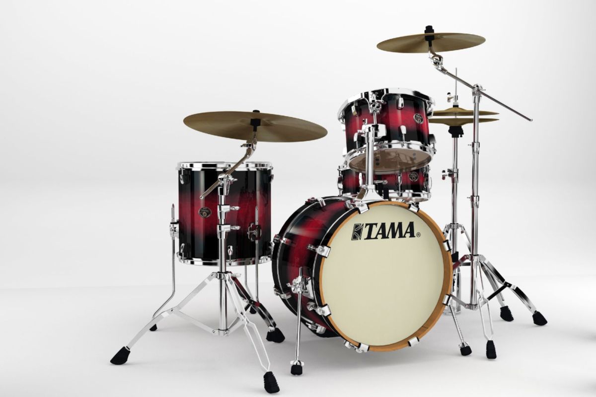Foto Tama Silverstar Custom - Transparent Red Burst - Vp48-trb